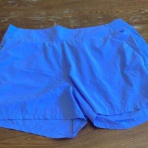 Athleta Brooklyn lavender Shorts size 16